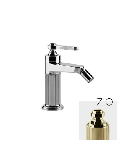 Miscelatore Gessi bidet serie Venti20 cod.65007 con scarico e flessibili di collegamento - Kallea