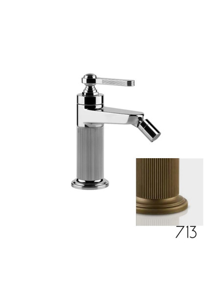Miscelatore Gessi bidet serie Venti20 cod.65007 con scarico e flessibili di collegamento - Kallea