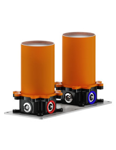 Miscelatore da terra per vasca Gessi serie venti20 parte esterna cod.65128 parte incasso cod.65099 con doccetta e deviatore -... 2