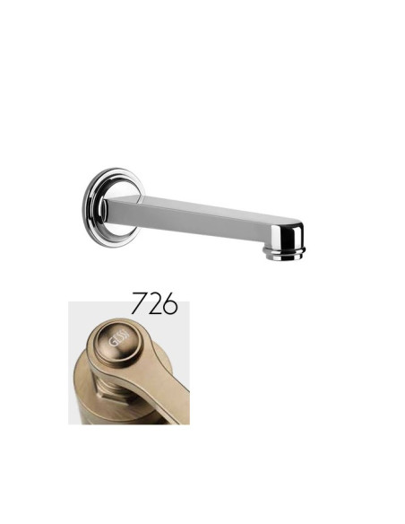 Bocca vasca a parete Gessi serie Venti20 cod.65103 - Kallea