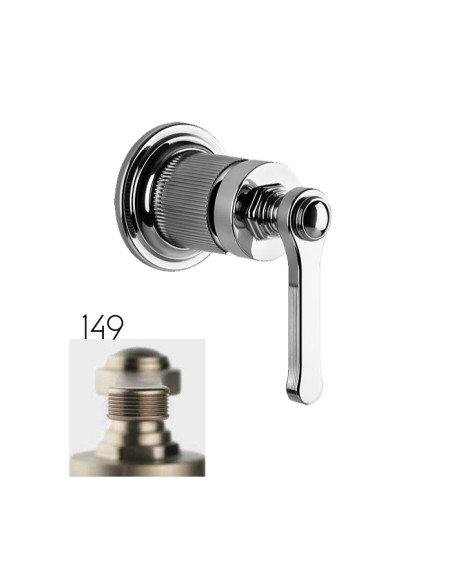 Miscelatore a parete Gessi serie Venti20 lavabo/doccia cod.65131 esterna cod.54055 incasso 1 via - Kallea