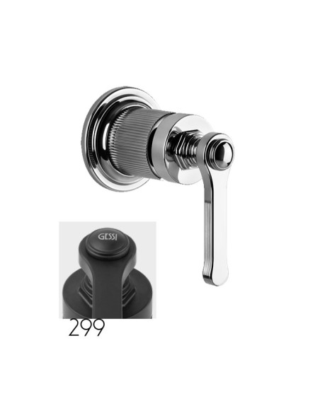 Miscelatore a parete Gessi serie Venti20 lavabo/doccia cod.65131 esterna cod.54055 incasso 1 via - Kallea