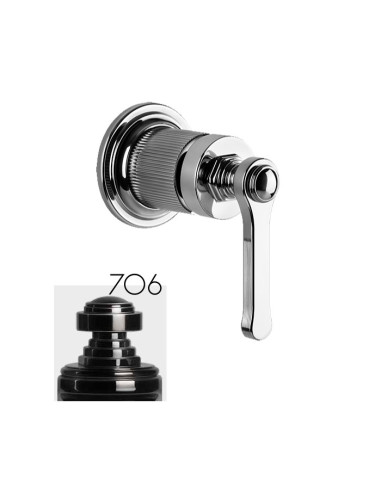 Miscelatore a parete Gessi serie Venti20 lavabo/doccia cod.65131 esterna cod.54055 incasso 1 via - Kallea