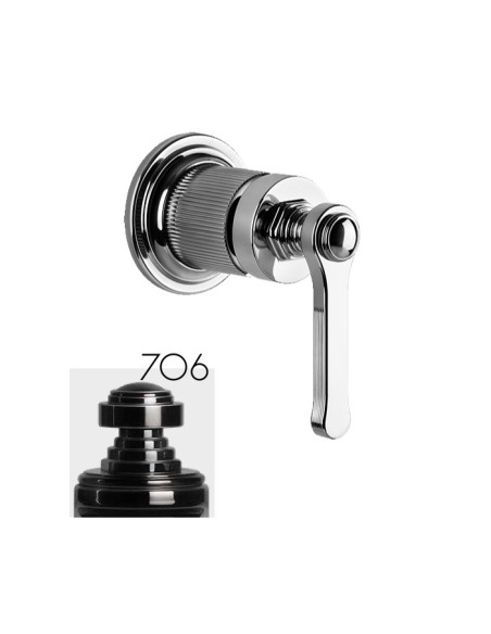 Miscelatore a parete Gessi serie Venti20 lavabo/doccia cod.65131 esterna cod.54055 incasso 1 via - Kallea