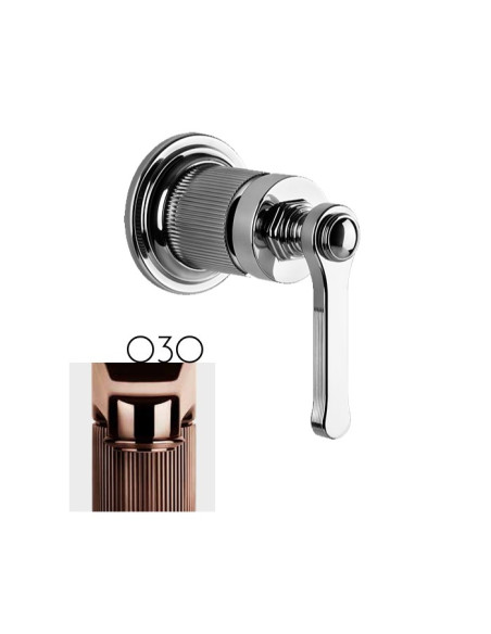 Miscelatore a parete Gessi serie Venti20 lavabo/doccia cod.65131 esterna cod.54055 incasso 1 via - Kallea