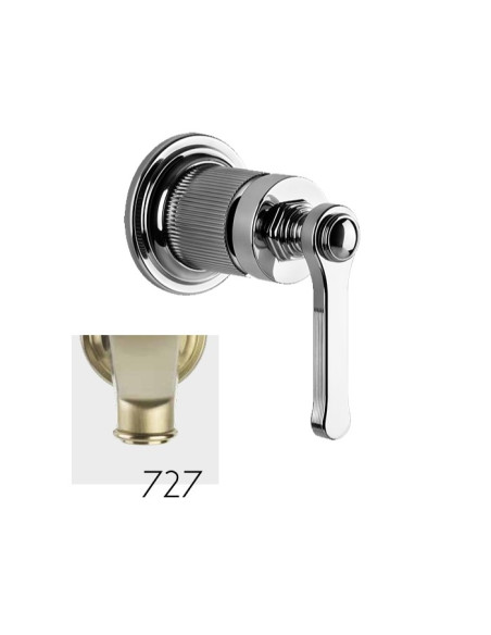 Miscelatore a parete Gessi serie Venti20 lavabo/doccia cod.65131 esterna cod.54055 incasso 1 via - Kallea