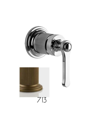 Miscelatore a parete Gessi serie Venti20 lavabo/doccia cod.65131 esterna cod.54055 incasso 1 via - Kallea
