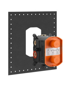 Miscelatore a parete Gessi serie Venti20 doccia termostatico cod.65133 esterna 1 via cod.09269 incasso termostatico - Kallea 2