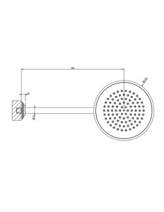 Soffione a parete Gessi Orientabile Serie Venti20 cod.65148 - Kallea 2