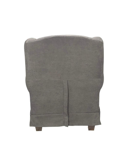 Poltrona Bergere in tessuto grigio - Kallea