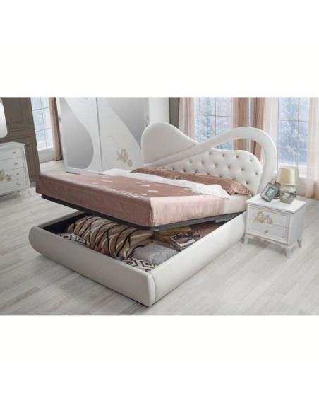 Camera da letto Peonia bianco larice - Kallea