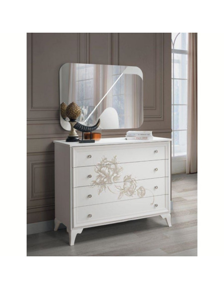 Camera da letto Peonia bianco larice - Kallea