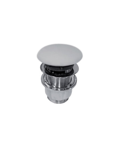 Piletta Click clack Ceramica globo cod.FI012BO con tappo bianco opaco - Kallea