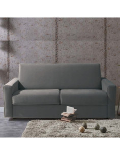 Divano letto Carter 140 Enjoy23 3 posti grigio scuro - Kallea 2