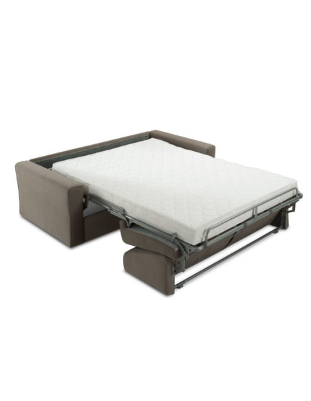 Divano letto Carter 140 Enjoy23 3 posti grigio scuro - Kallea