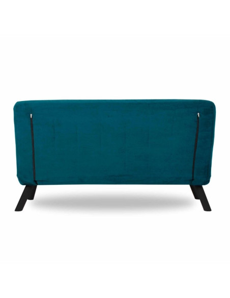 Divano letto matrimoniale pieghevole Sando verde petrolio - Kallea