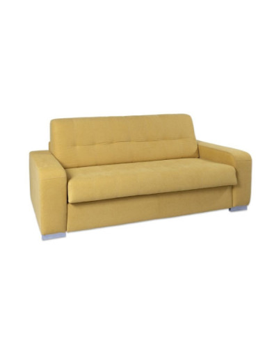 Divano letto Dorado 3 posti senape 207x98 - Kallea