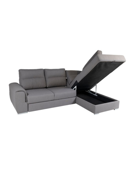 Divano angolare Isabel penisola destra grigio cenere 250x172 - Kallea