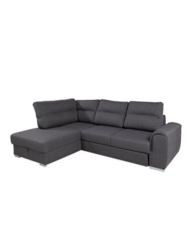 Divano angolare Isabel penisola sinistra grigio artemis 250x172 - Kallea