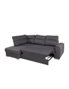 Divano angolare Isabel penisola sinistra grigio artemis 250x172 - Kallea 2