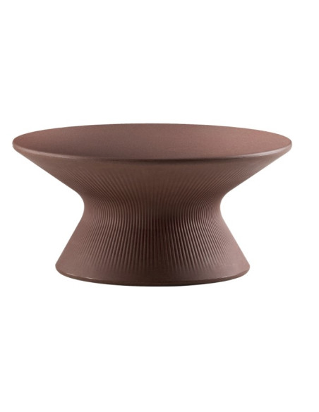 Tavolino coffe Plust serie Fade da giardino interno esterno in Polietilene - Kallea