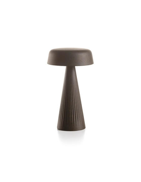 Lampada Fade da tavolo Plust led ricaricabile in polietilene - Kallea