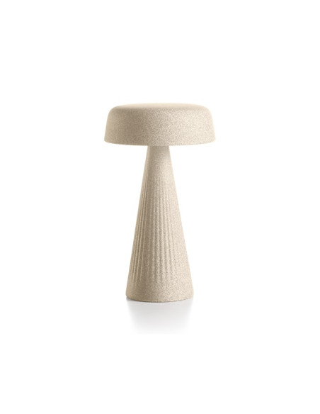 Lampada Fade da tavolo Plust led ricaricabile in polietilene - Kallea
