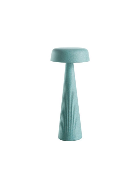 Lampada Fade alta 30cm da tavolo Plust led ricaricabile in polietilene - Kallea