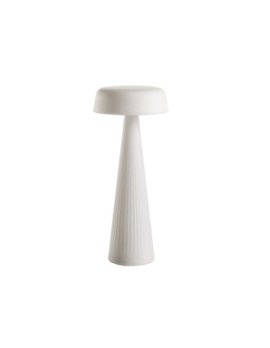 Lampada Fade alta 30cm da tavolo Plust led ricaricabile in polietilene - Kallea