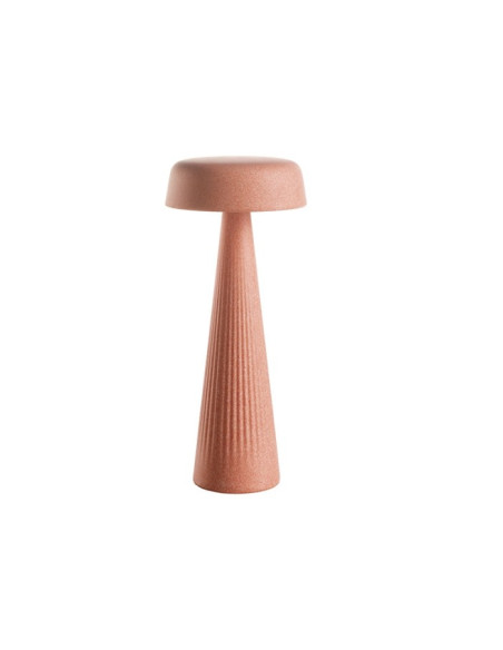 Lampada Fade alta 30cm da tavolo Plust led ricaricabile in polietilene - Kallea
