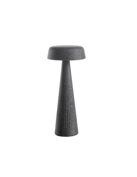 Lampada Fade alta 30cm da tavolo Plust led ricaricabile in polietilene - Kallea