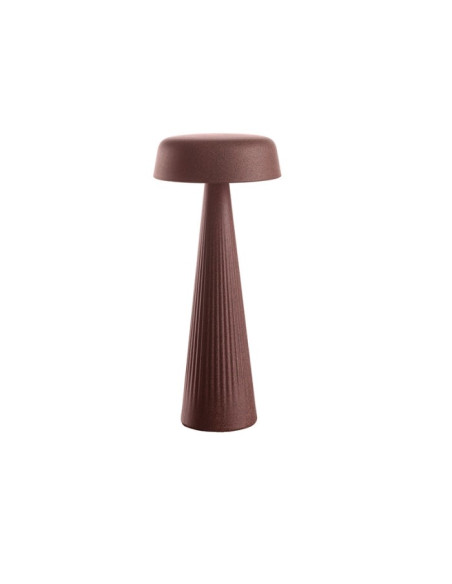 Lampada Fade alta 30cm da tavolo Plust led ricaricabile in polietilene - Kallea