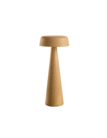 Lampada Fade alta 30cm da tavolo Plust led ricaricabile in polietilene - Kallea
