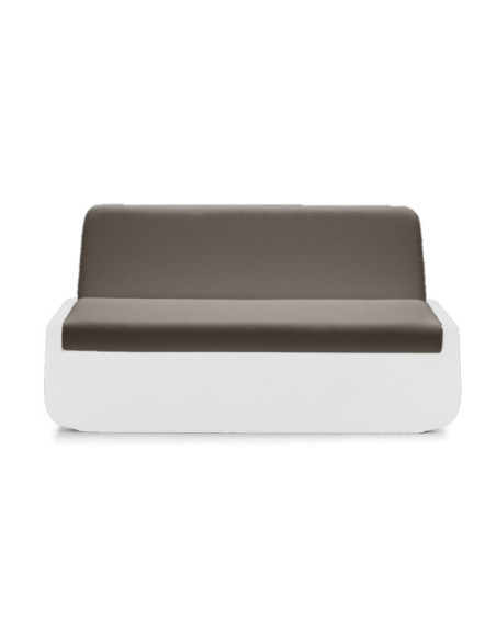 Sofà Plust serie Bold con cuscino in polietilene interno esterno - Kallea