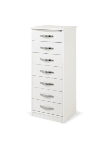Cassettiera Settimino 45 111x46x42 bianco frassinato - Kallea