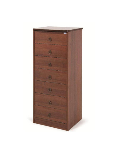 Cassettiera Settimino 45 111x46x42 noce antico - Kallea