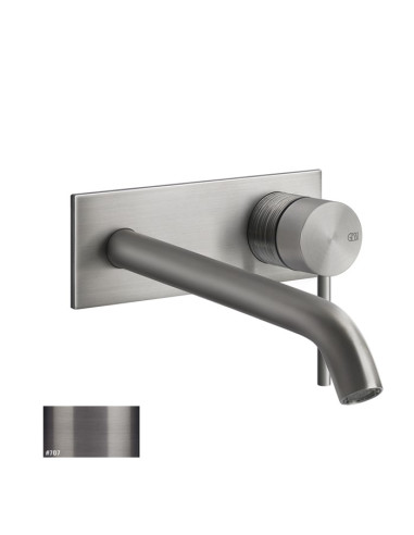 Miscelatore Gessi a incasso per lavabo canna lunga serie 316 Trame cod.54390 + 54198 con parte incasso - Kallea