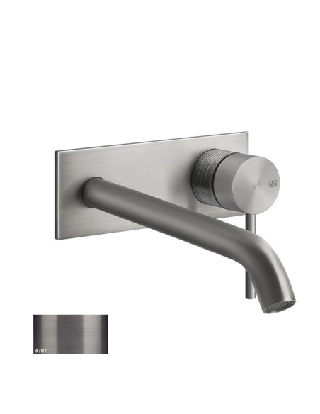 Miscelatore Gessi a incasso per lavabo canna lunga serie 316 Trame cod.54390 + 54198 con parte incasso - Kallea