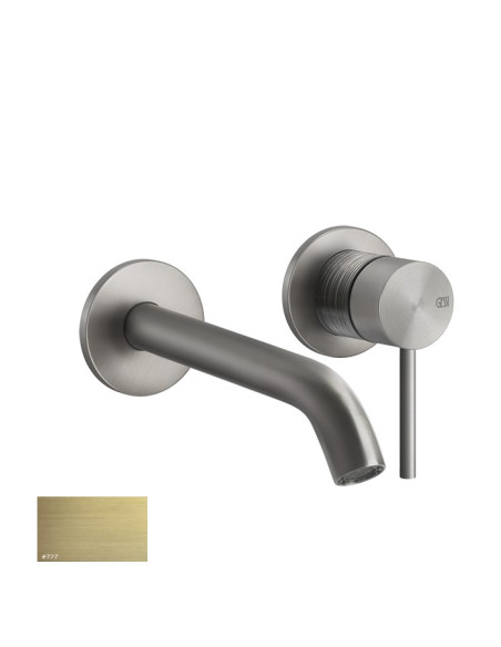 Miscelatore Gessi a incasso per lavabo canna media serie 316 Trame cod.54383 + 54198 con parte incasso - Kallea