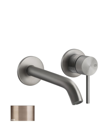 Miscelatore Gessi a incasso per lavabo canna lunga serie 316 Trame cod.54386 + 54198 con parte incasso - Kallea