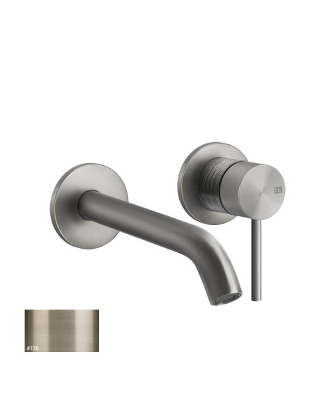 Miscelatore Gessi a incasso per lavabo canna lunga serie 316 Trame cod.54386 + 54198 con parte incasso - Kallea
