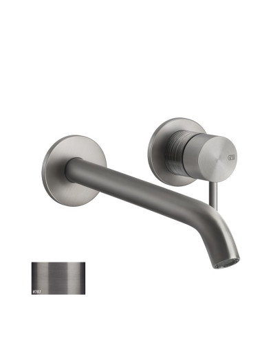 Miscelatore Gessi a incasso per lavabo canna lunghezza personalizzabile serie 316 Trame cod.54389 + 54198 con parte incasso -...