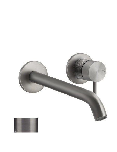 Miscelatore Gessi a incasso per lavabo canna lunghezza personalizzabile serie 316 Trame cod.54389 + 54198 con parte incasso -...