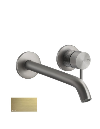 Miscelatore Gessi a incasso per lavabo canna lunghezza personalizzabile serie 316 Trame cod.54389 + 54198 con parte incasso -...