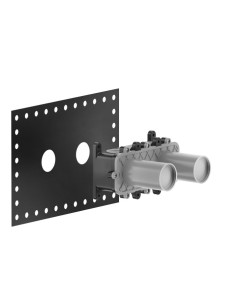 Miscelatore Gessi a incasso per lavabo canna media serie 316 Intreccio cod.54188 + 54198 con parte incasso - Kallea 2