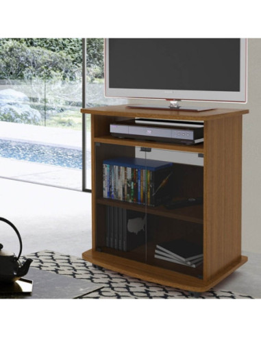 Mobile porta TV Crescendo 60 62x40x73H noce antico - Kallea