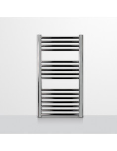 Termoarredo serie Zeta T 800x500 mm 450 Interasse Cromo - Dritto - Kallea 2