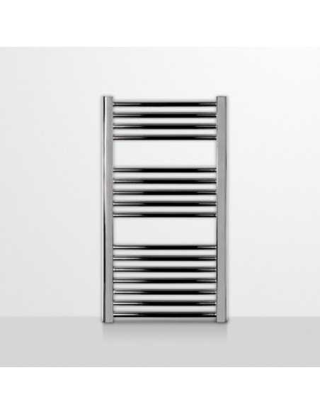 Termoarredo serie Zeta T 800x500 mm 450 Interasse Cromo - Dritto - Kallea