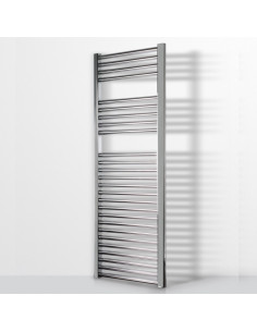 Termoarredo serie Zeta T 1200x450 mm 400 Interasse Cromo - Dritto - Kallea 2