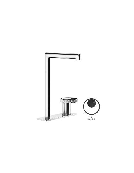 Miscelatore Lavabo alto Gessi serie Anello bocca lunga cod.63316 con flessibile di collegamento - Kallea